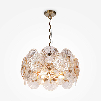 Подвесной светильник 8*E14 40Вт Золото IP20 Aster MOD007PL-08G Maytoni