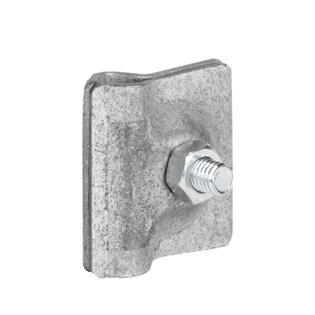 Зажим прута универсальный (пластина 45х45мм) HZ PROxima EKF