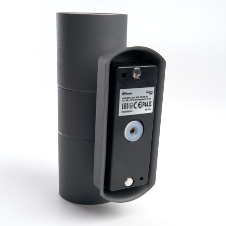 Светильник садово-парковый Feron DH0704,на стену, 2*GU10 230V, серый