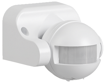 Датчик движения ДД-009 1100Вт 180град 12м IP44 белый IEK