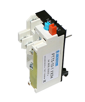 Реле электротепловое токовое РТТ5-10-1 УХЛ4, 0,63А, 660В/50Гц, 1р, 0,54-0,72А, ручной возврат Электротехник