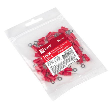 Наконечник кольцевой изолированный НКИ 1,5-5 (50шт) PROxima EKF