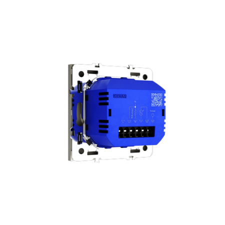 Терморегулятор электронный Voltum S70 с индикацией и датчиком, для теплого пола, (шелк)
