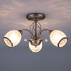 Люстра потолочная 3*E27 60Вт античная бронза IP20 Gabriella (30026/3 античная бронза) Eurosvet