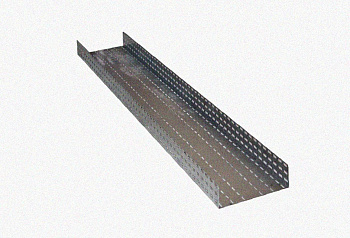 Лоток перфорированный ЛМ 400х200х2000 УТ1,5, оцинкованный лист S1,5