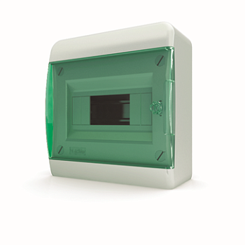 Щит навесной ЩРН-П 8 модулей зеленая крышка IP41 BNZ 40-08-1 Tekfor