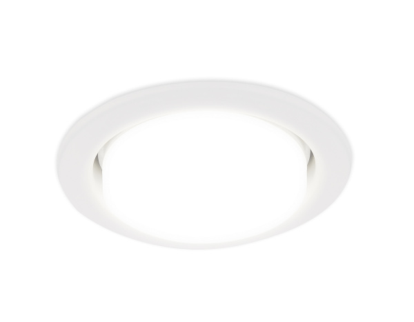 Встраиваемый точечный светильник G101 W белый GX53 Ambrella Light