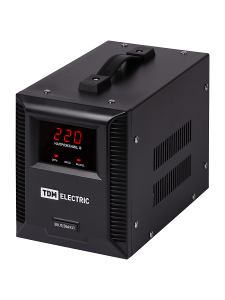 Стабилизатор напряжения БСР1-1,5 кВА электронный переносной TDM Стабилизатор напряжения БСР1-1,5 кВА электронный переносной TDM