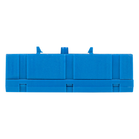 Шина "0" N (6х9мм) 12 отверстий латунь синий изолированный корпус на DIN-рейку PROxima EKF