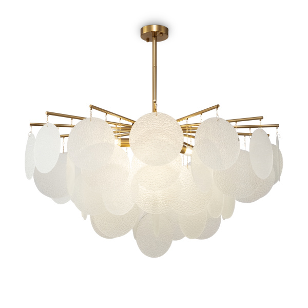 Люстра 8*E14 60Вт Латунь IP20 Porto FR5104PL-08BS Freya