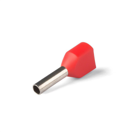 НШВИ(2) сечение 1,0 мм², длина 10 мм, красные (100 шт/уп) Промрукав