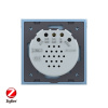 Сенсорный выключатель ZigBee (Wi-Fi) 1 клавиша 1 пост Синий Livolo