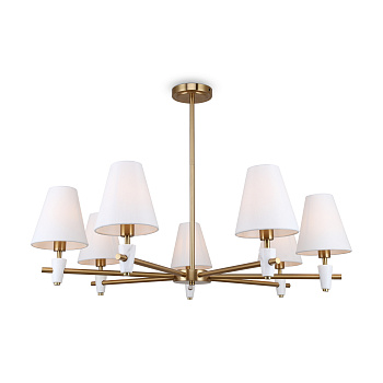 Потолочный светильник 7*E14 40Вт Латунь IP20 Pietra FR5371CL-07BS Freya