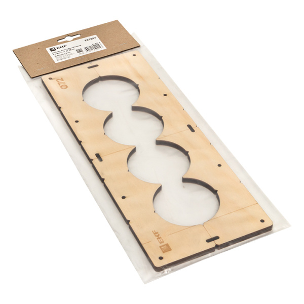 Шаблон для подрозетников c 4 отв, диам, 72 мм Expert EKF