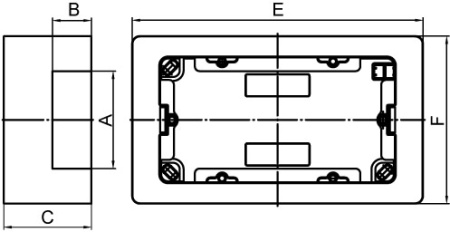 Коробка монтажная универсальная PDD-N 120 DKC