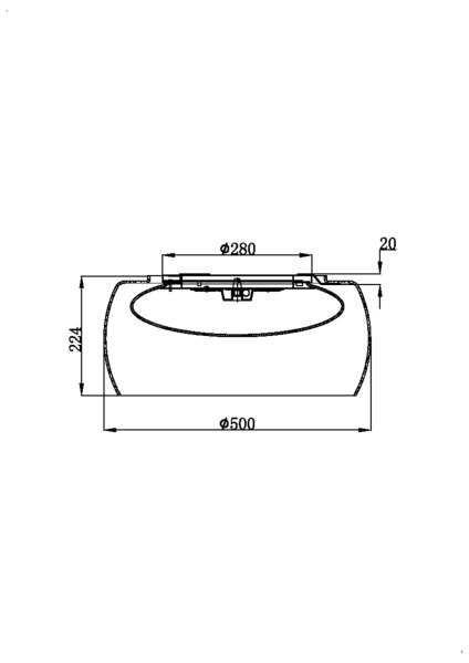 Подвесной светильник 16Вт 3000K Черный IP20 Solen MOD074PL-L16B3K Maytoni