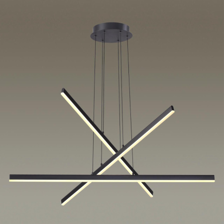 Подвесной св-к LED 4000K 48W 220V RUDY черный/металл ODEON LIGHT