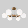 Потолочная люстра 6*E27 60Вт латунь IP20 Frost (70154/6 латунь) Eurosvet