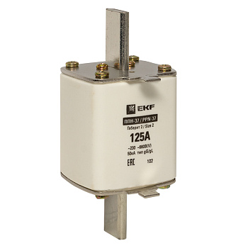 Плавкая вставка ППН-37 400/125А габарит 2 PROxima EKF