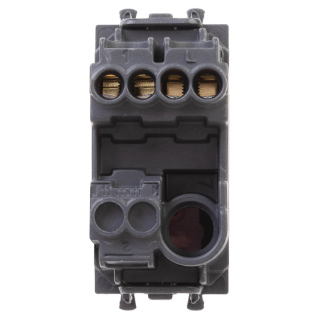 Кнопка модульная, "Avanti", "Черный матовый", 1 модуль DKC