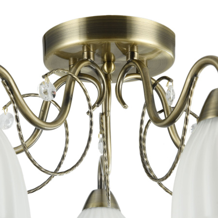 Потолочный светильник 5*E14 40Вт Бронза IP20 Letizia FR2757-PL-05-BZ Freya