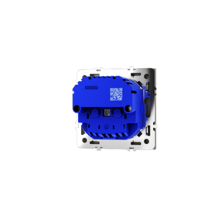 Розетка встраиваемая Voltum S70 с заземлением и защитными шторками, 16А, с USB, A+A, (шелк)