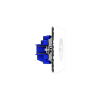 Розетка встраиваемая Voltum S70 с заземлением 16А, (белый матовый)