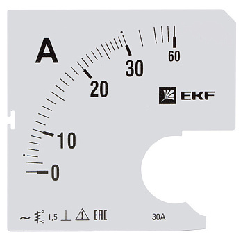 Шкала сменная для A961 30/5А-1,5 PROxima EKF