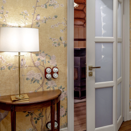 Переключатель одноклавишный (белый) Ретро ОУ IP20 Werkel