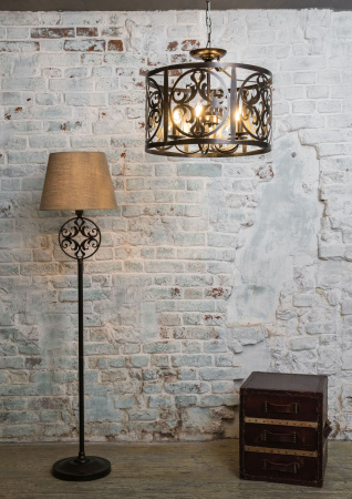 Подвесной светильник 5*E14 60Вт Коричневый IP20 Rustika H899-05-R Maytoni