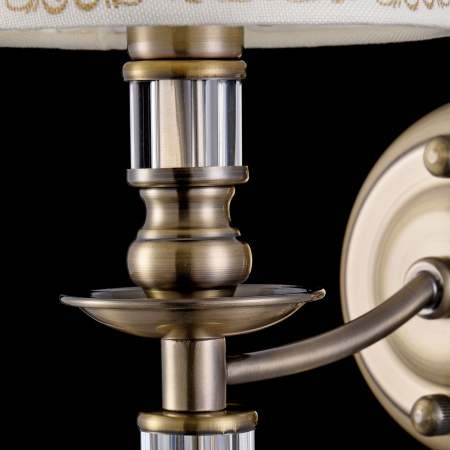 Настенный светильник (бра) 1*E14 40Вт Латунь IP20 Ksenia FR2539WL-01BS Freya