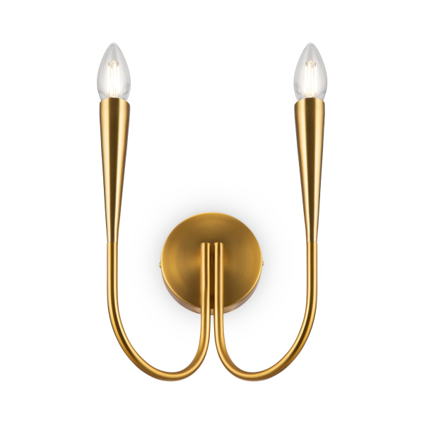 Настенный светильник (бра) 2*E14 40Вт Латунь IP20 Branches FR5253WL-02BS Freya