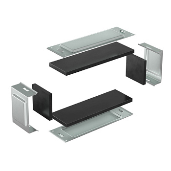 Комплект для обеспечения степени защиты IP44 в местах соединения секций лотков 500х100,цинк-ламель DKC
