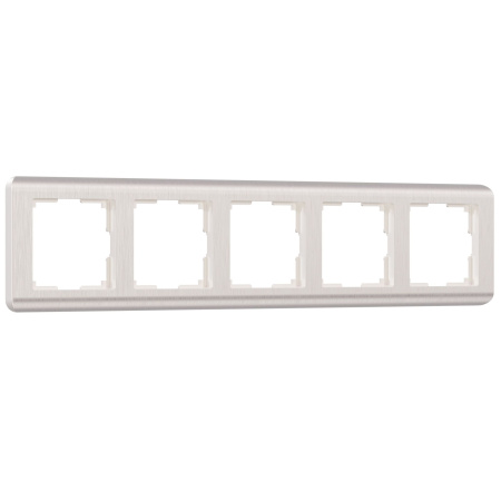 Stream Рамка горизонт/вертик 5 пост . перламутровый IP20 Werkel