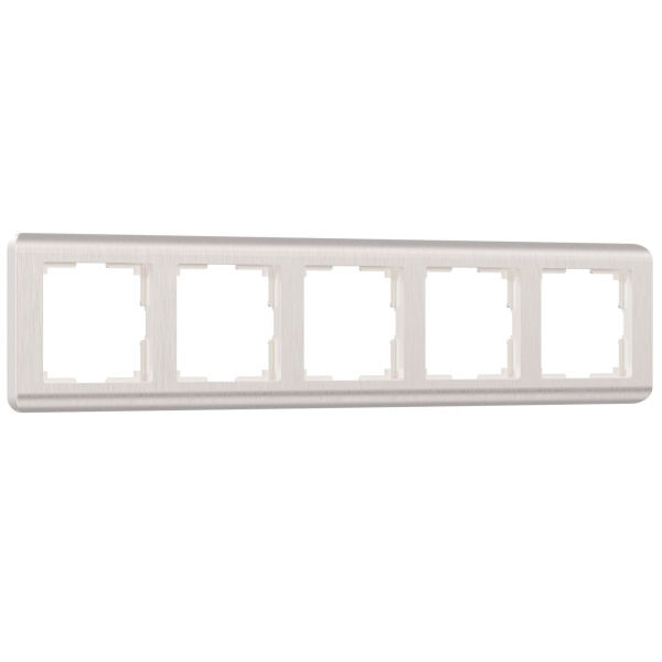 Stream Рамка горизонт/вертик 5 пост . перламутровый IP20 Werkel