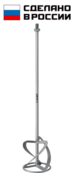 Насадка-миксер "снизу-вверх" для тяжелых растворов d 120 мм, М14 ЗУБР