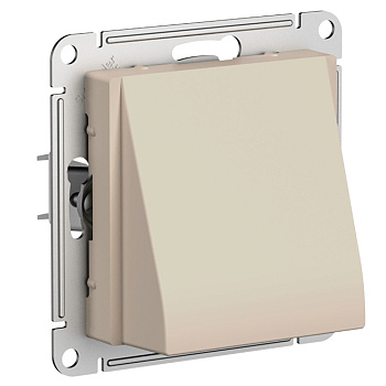 ATLASDESIGN Механизм вывод кабеля песочный Schneider Electric