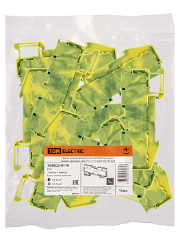 Зажим клеммный безвинтовой ЗКБ PEN быстрого зажима 4 вывода 4 мм2 (Ph-C PT 4-QUATTRO-PE) TDM