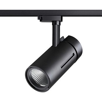Св-к трековый однофазный IP20 LED 4000K 30W 175-245V DEP черный NOVOTECH