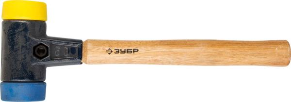 Молоток "ЭКСПЕРТ" многофункциональный, сборочный, ручка из ясеня, сменные бойки, для металлообработки, 1100г, 50мм ЗУБР