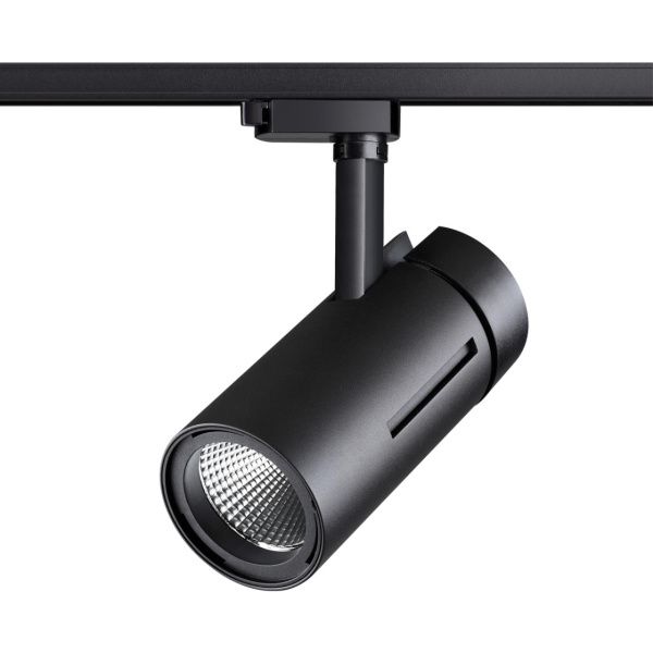 Св-к трековый однофазный IP20 LED 4000K 30W 175-245V DEP черный NOVOTECH