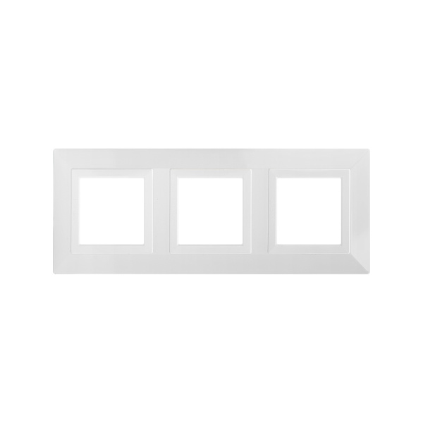 Рамка из металла, "Avanti", белая, 3 поста (6 мод.) DKC