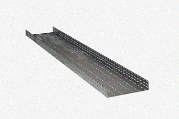 Лоток глухой ЛМГ 400х50х2000 УТ1,5, оцинкованный лист S1,5