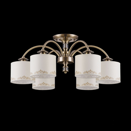 Потолочный светильник 6*E14 40Вт Латунь IP20 Ksenia FR2539CL-06BS Freya