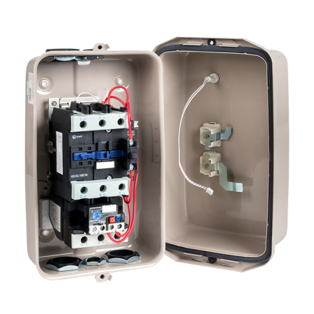 Пускатель в корпусе IP65 КМЭ 95А 230В с РТЭ Ir-80-93А и индик, PROxima EKF