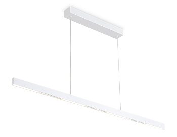 Светильник подвесной светодиодный FL5831 WH белый 25W 3000K/4200K/6400K 1037*17.5*750 (без ПДУ) Ambrella Light