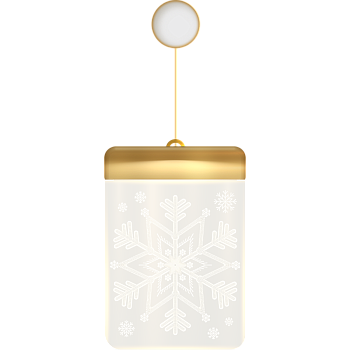 СНЯТ Светильник новогодний SNOWFLAKE 3D, 3хААА, 115х160мм Ritter