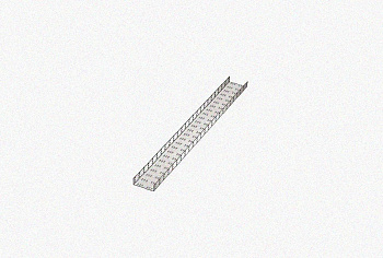 Лоток замковый перфорированный ЛМЗ 100х100х3000 У3, окрашенный, S1,5