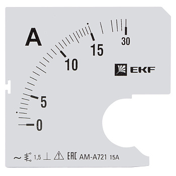 Шкала сменная для A721 15/5А-1,5 PROxima EKF