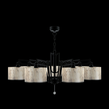 Люстра 7*E14 40Вт Матовый Черный IP20 Hightech 5 M1-07-BM-LMP-Y-6 Maytoni